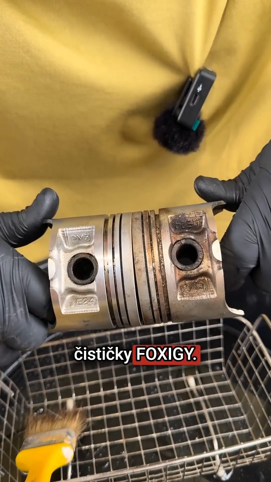 Ultrazvukové čistenie automobilových dielov FOXIGY